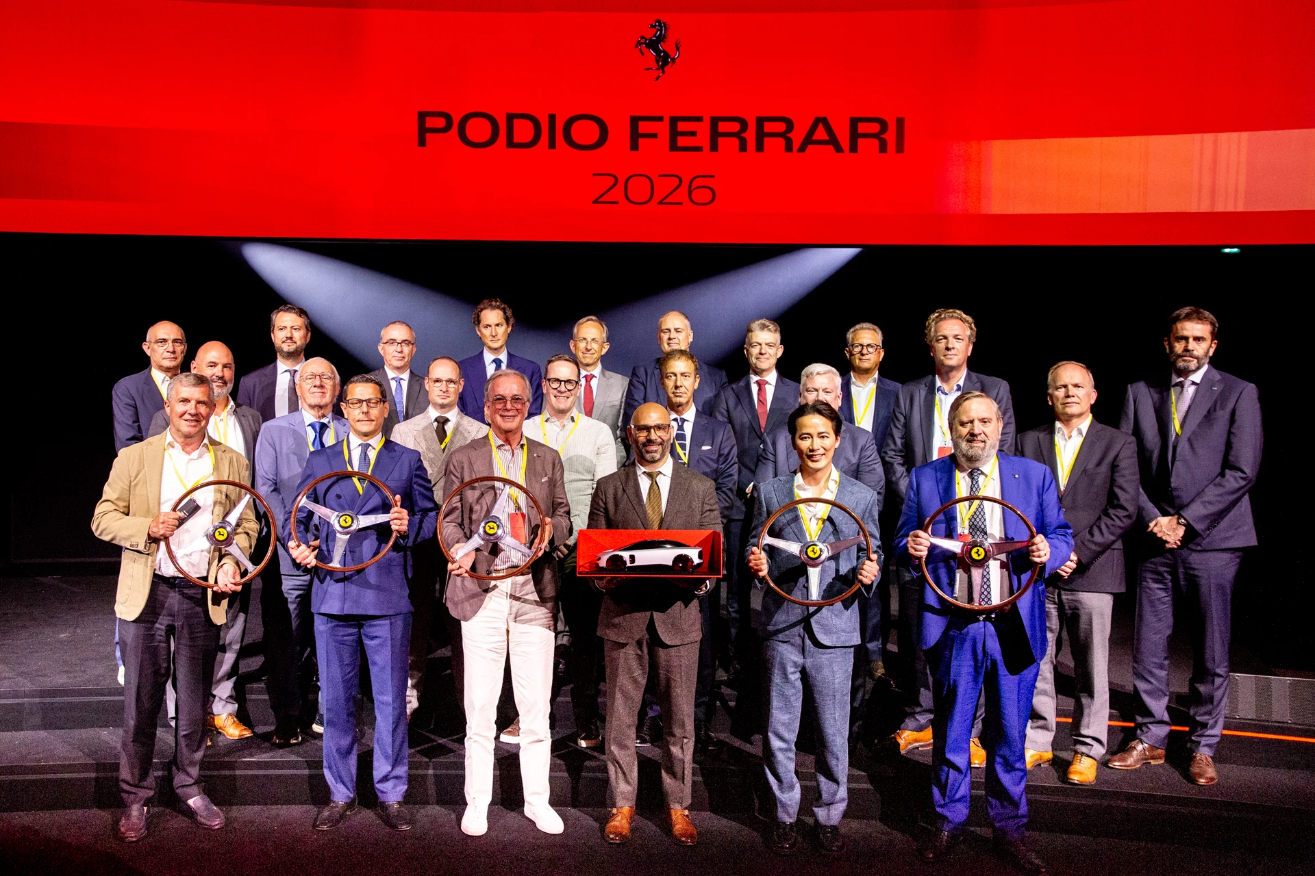 STR all'evento "Podio Ferrari 2026"